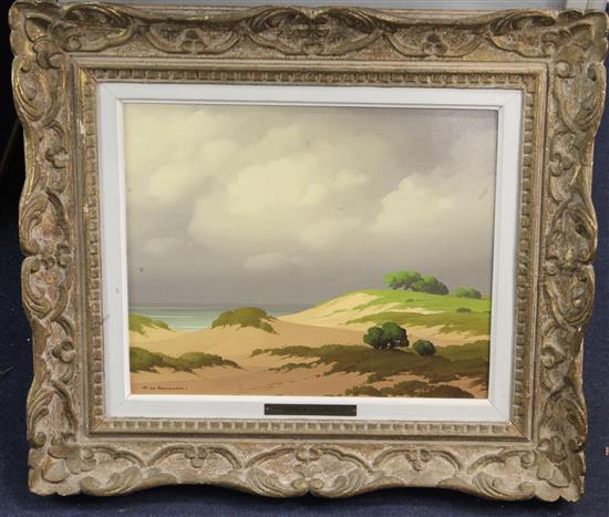 § Pierre de Clausade (1910-1976) Paysage un Jour dOrage 12.5 x 15.5in.